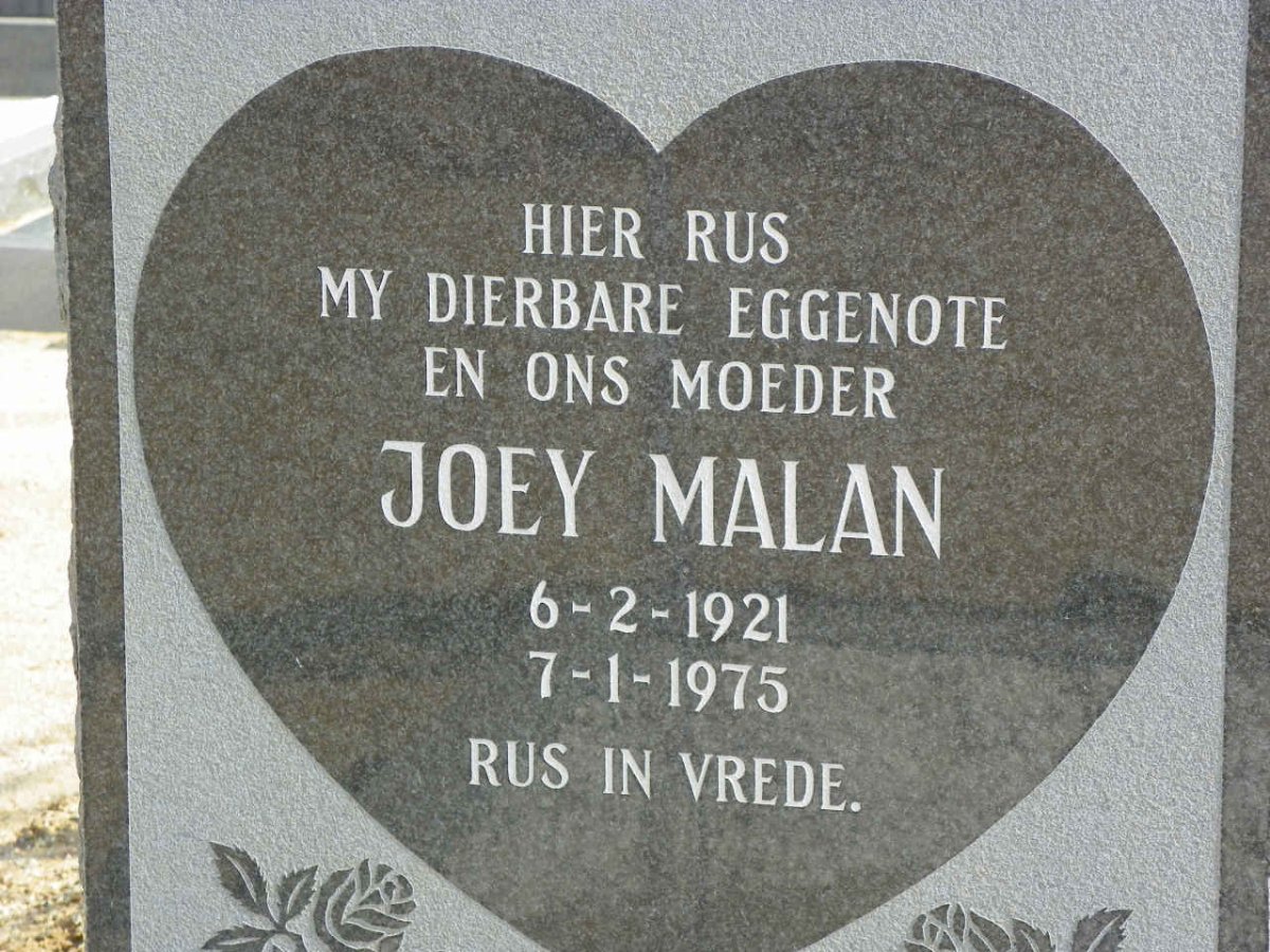 MALAN Joey 1921-1975