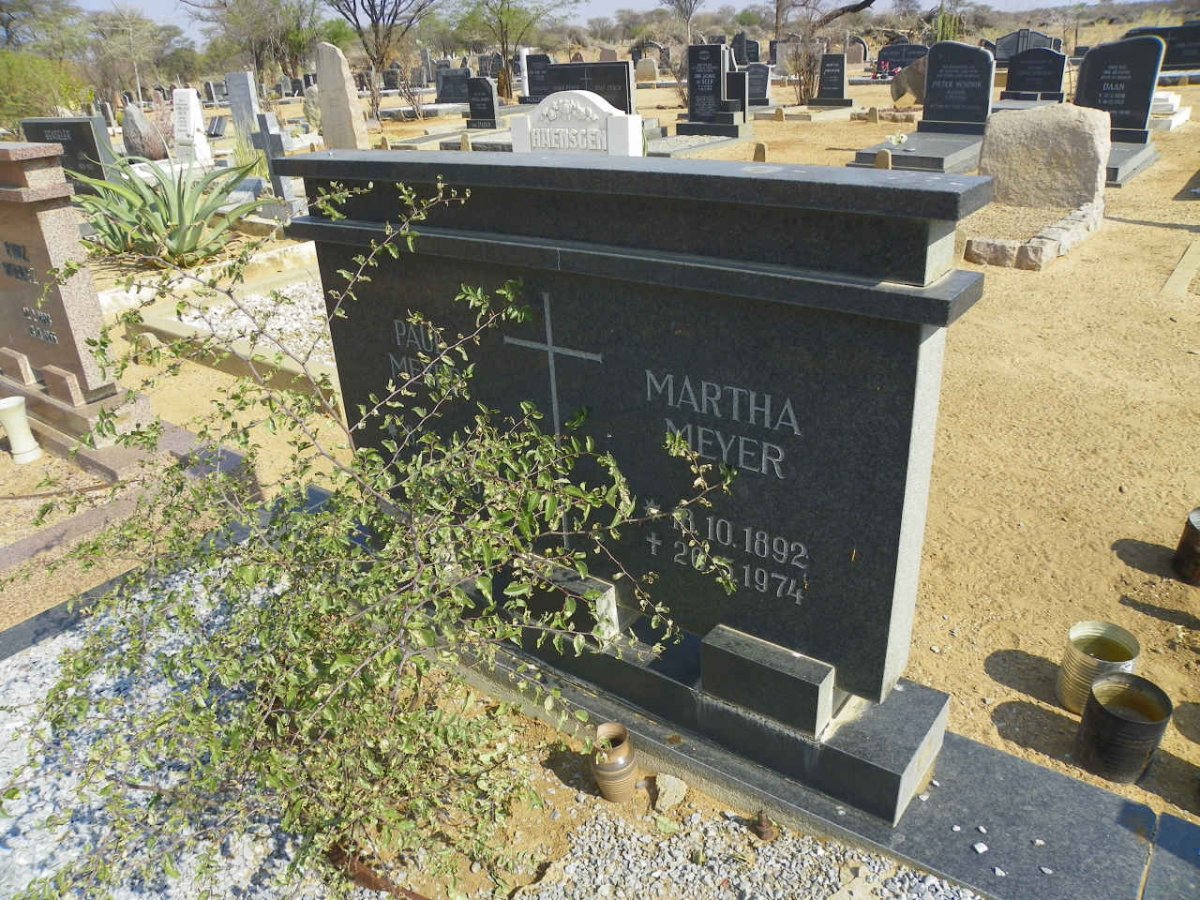 MEYER Paul 1884-1957 &amp; Martha 1892-1974