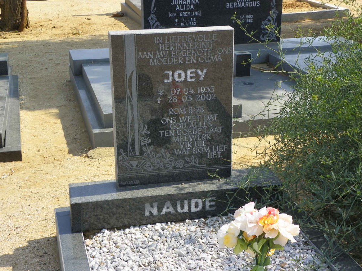 NAUDE Joey 1935-2002
