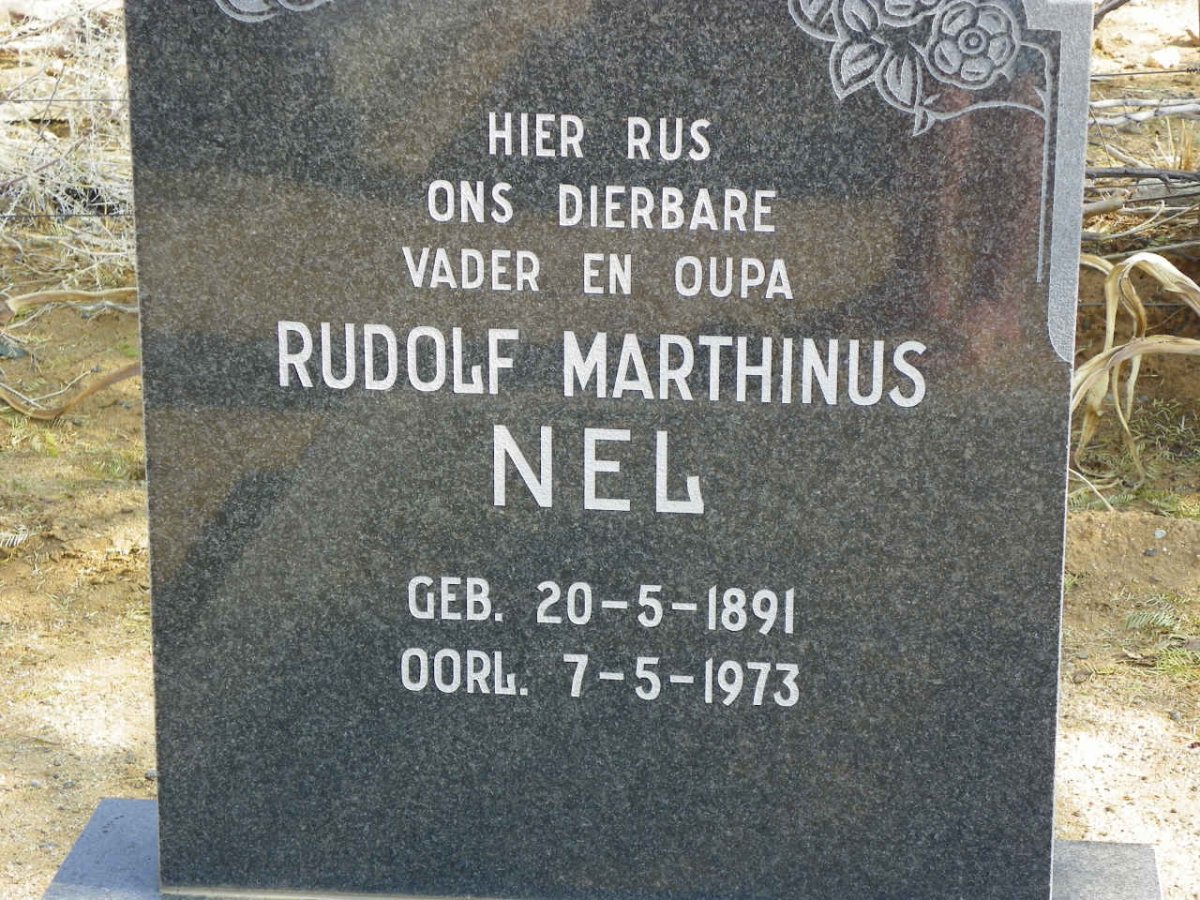 NEL Rudolf Marthinus 1891-1973