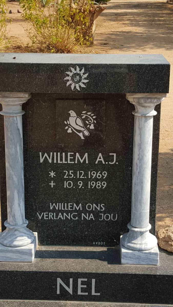 NEL Schalk Willem Burger 1938-2012 :: NEL Willem A.J. 1969-1989