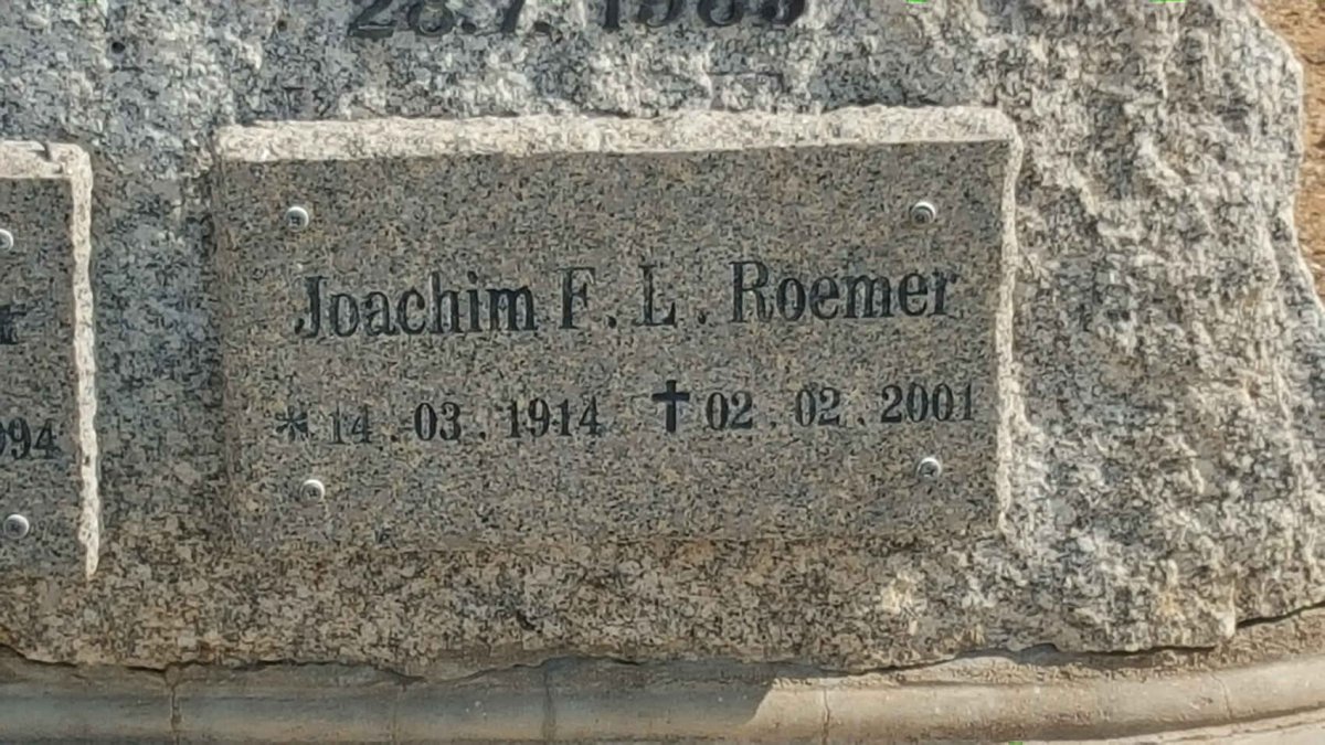 ROEMER Joachim F.R. 1914-2001