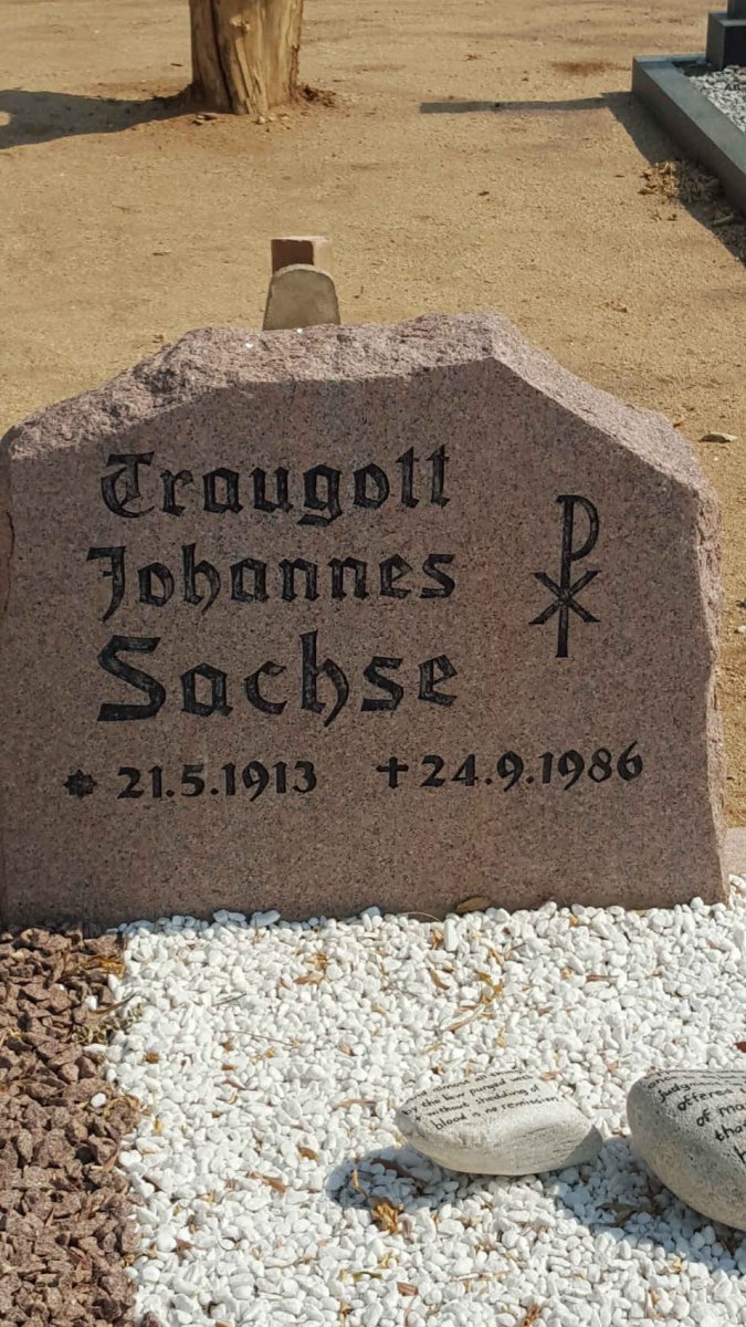 SACHSE Traugott Johannes 1913-1986