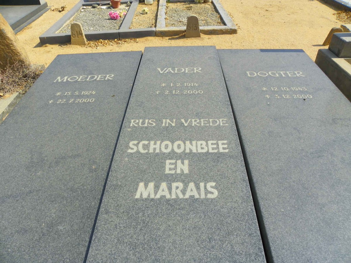 SCHOONBEE :: MARAIS