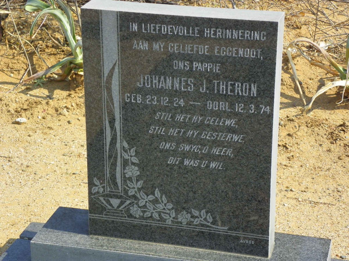 THERON Johannes J. 1924-1974
