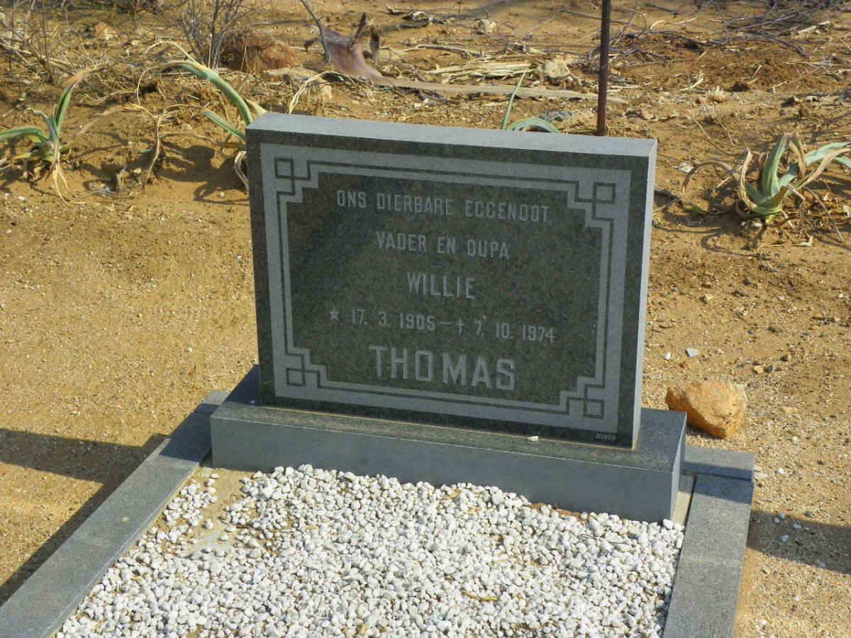 THOMAS Willie 1905-1974