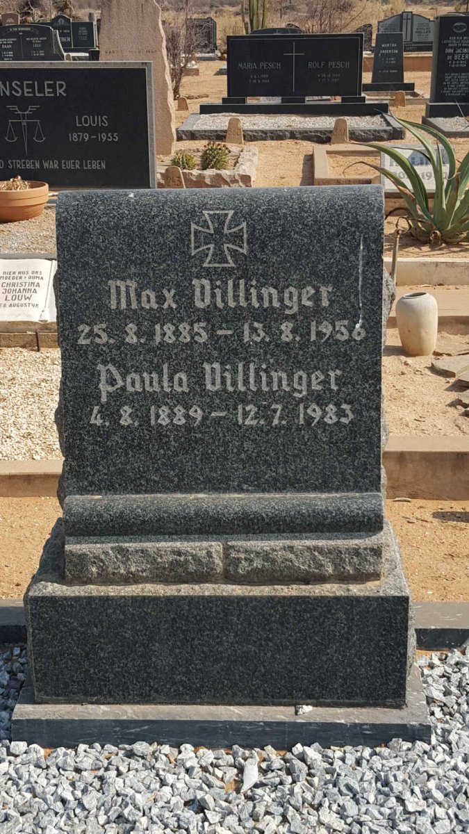 VILLINGER Max 1885-1956 &amp; Paula 1889-1983