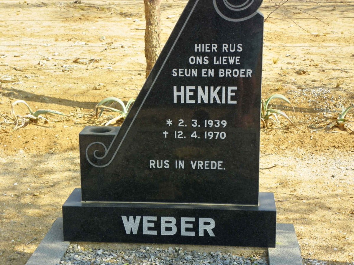 WEBER Henkie 1939-1970