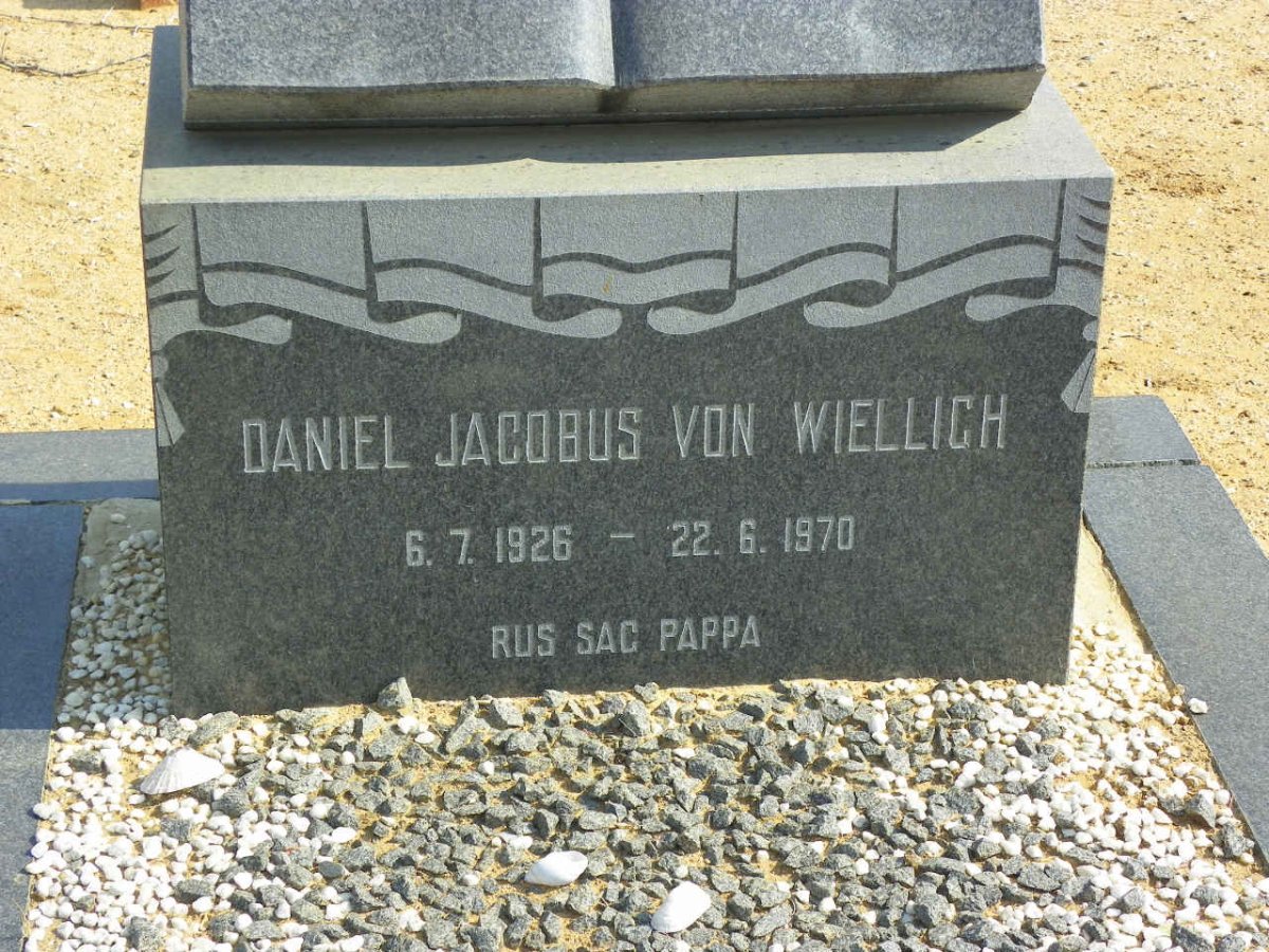WIELLIGH Daniel Jacobus, von 1926-1970