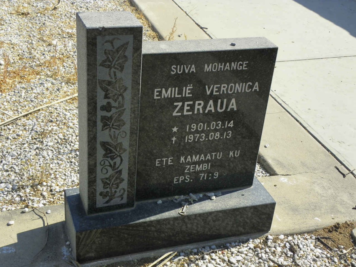 ZERAUA Emilie Veronica 1901-1973