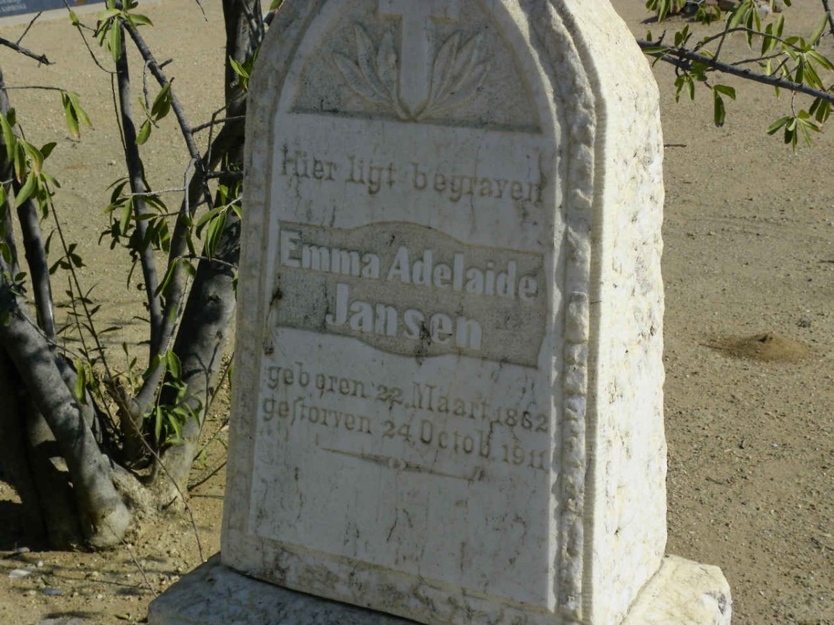 JANSEN Emma Adelaide 18?2-1911