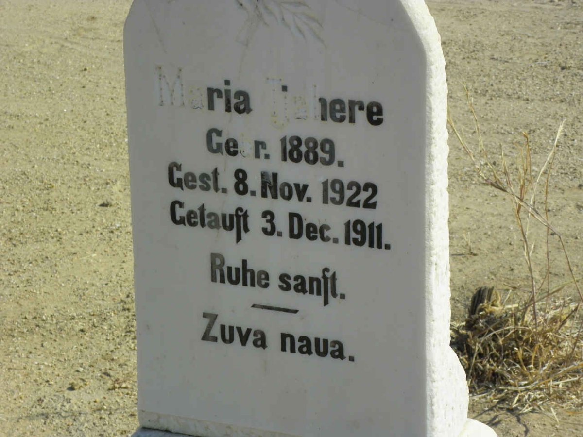 TJAHERE Maria 1889-1922