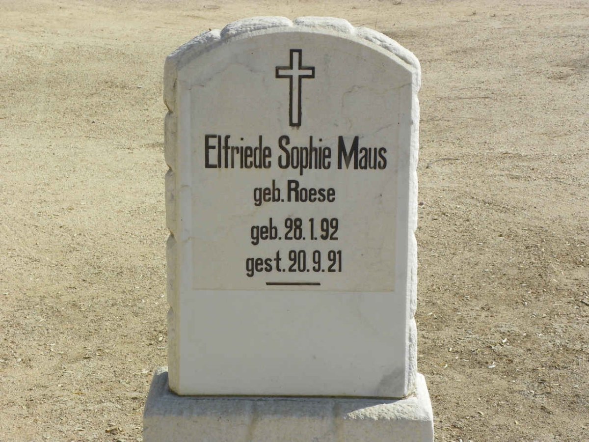 MAUS Elfriede Sophie nee ROESE 1892-1921