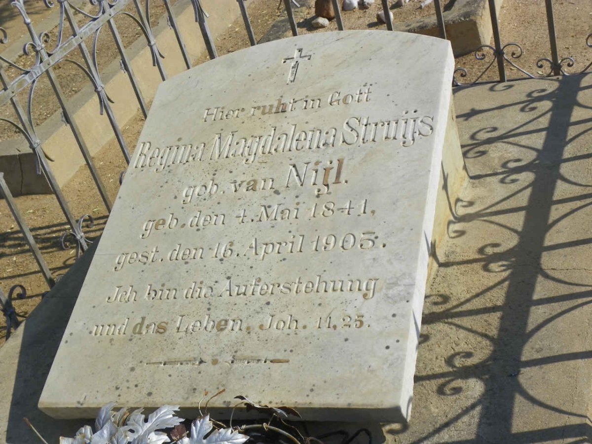 STRUYS Regina Magdalena nee VAN NIJL 1841-1905