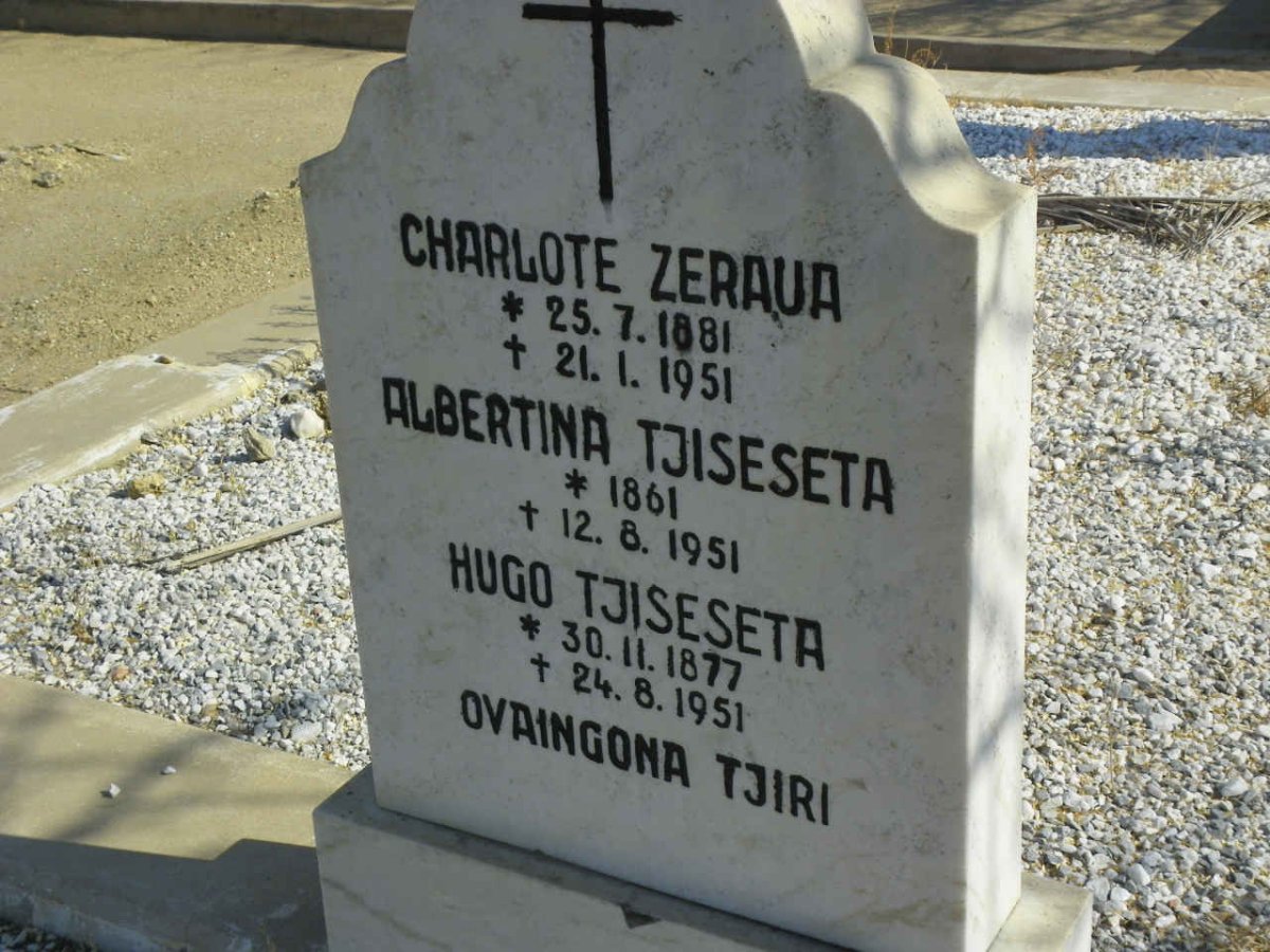 ZERAUA Charlote 1881-1951 :: TJISESETA Albertina 1861-1951 :: TJISESETA Hugo 1877-1951