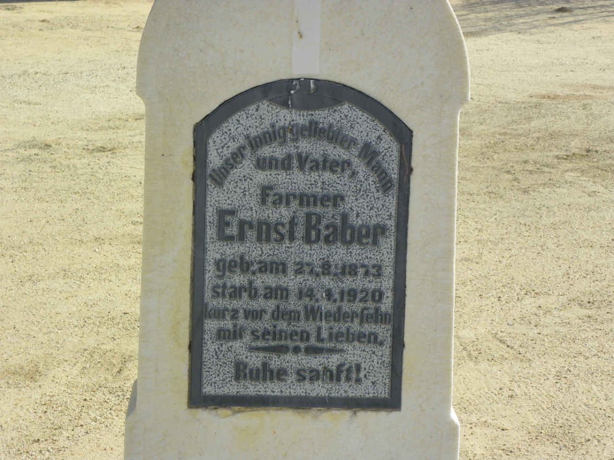 BABER Ernst 1873-1920