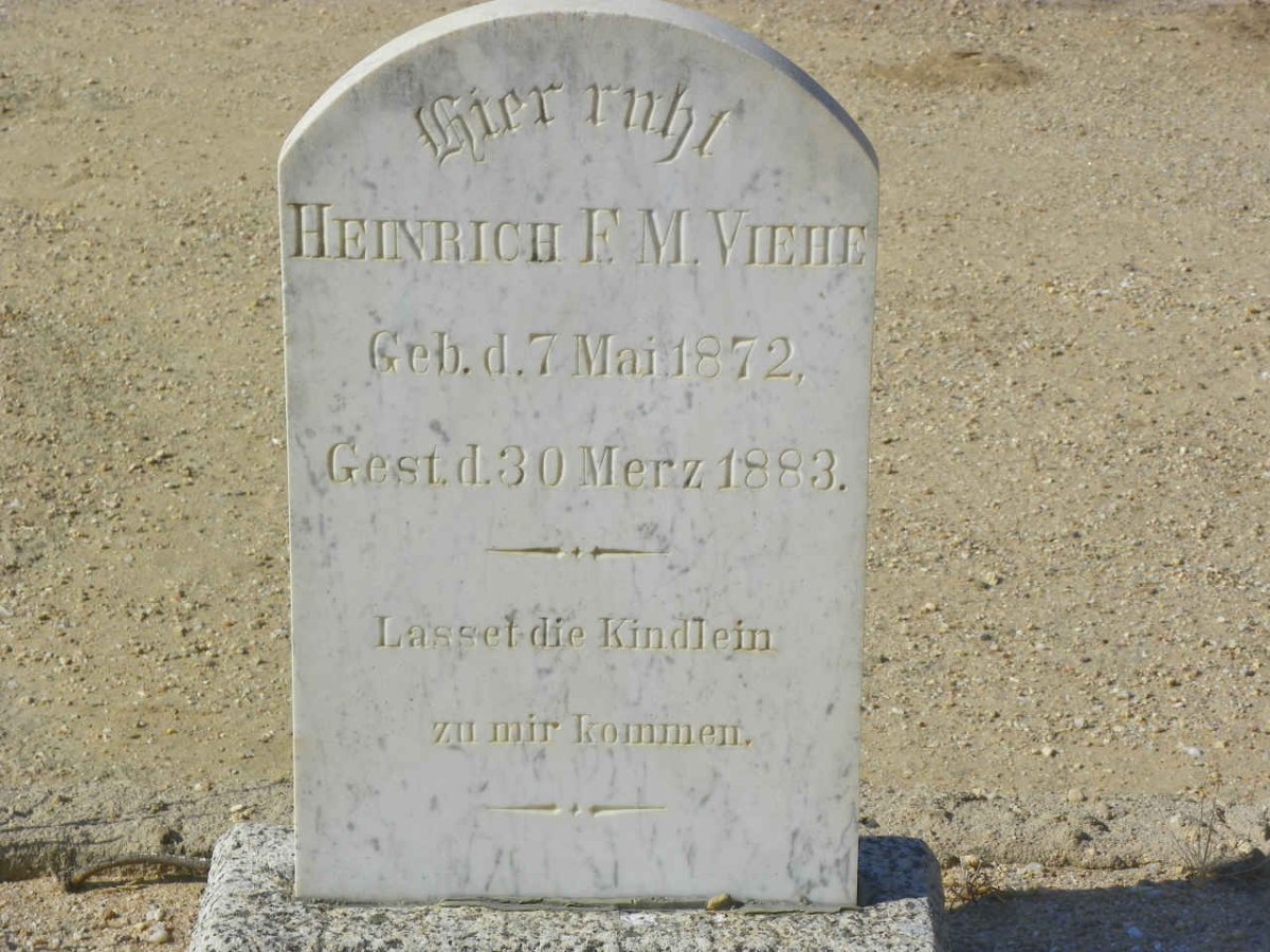 VIEHE Heinrich F.M. 1872-1883