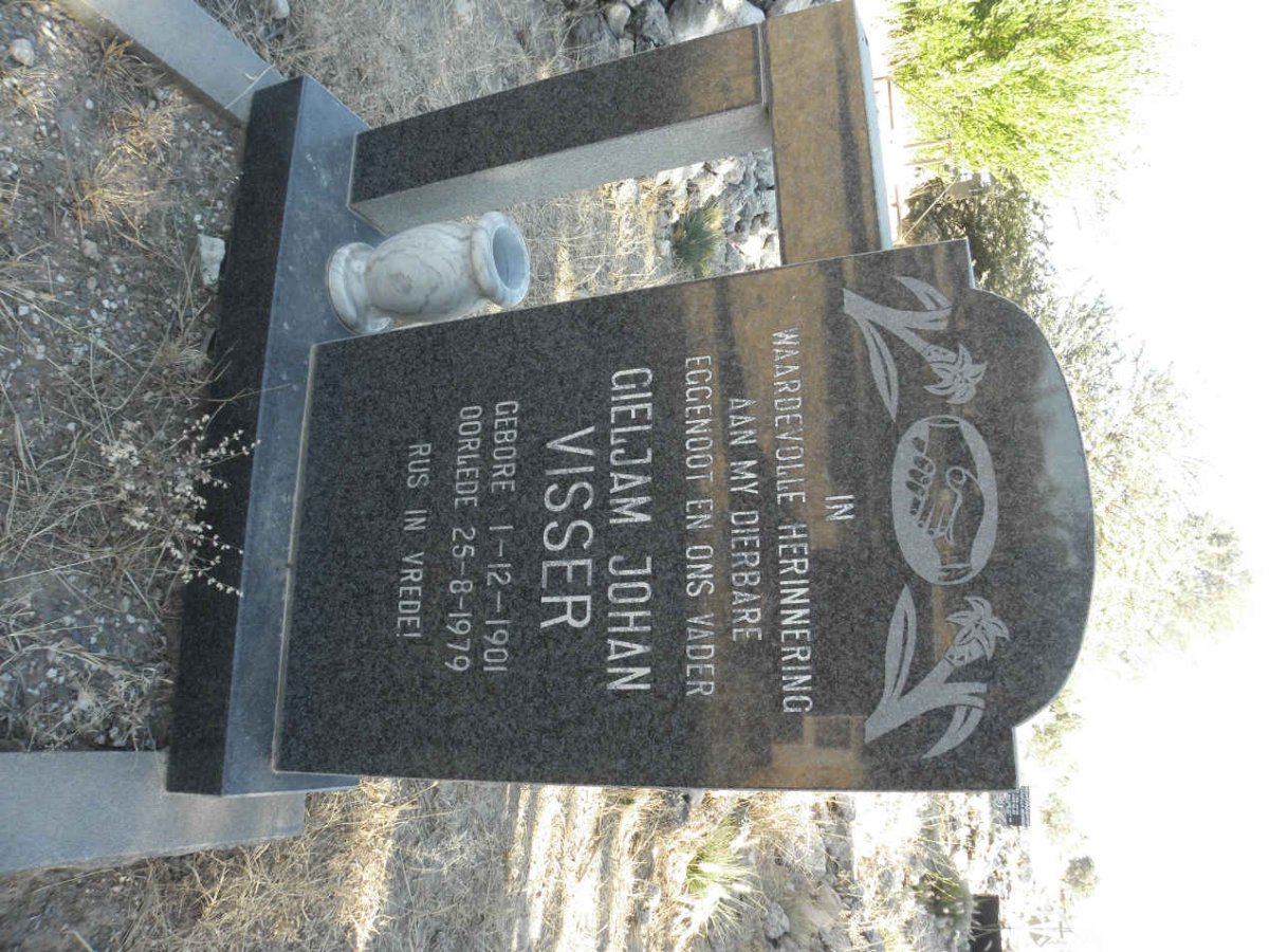 VISSER Gieljam Johan 1901-1979