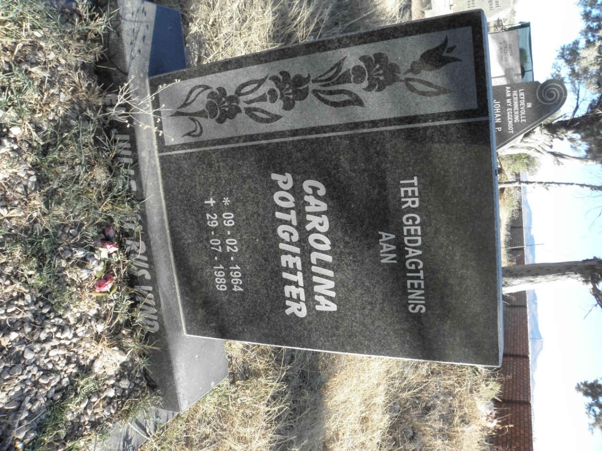 POTGIETER Carolina 1964-1989
