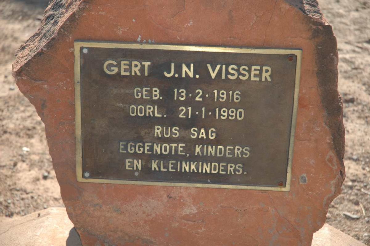 VISSER Gert J.N. 1916-1990