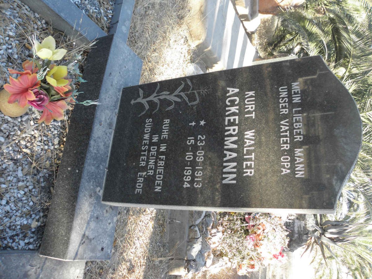 ACKERMANN Kurt Walter 1913-1994