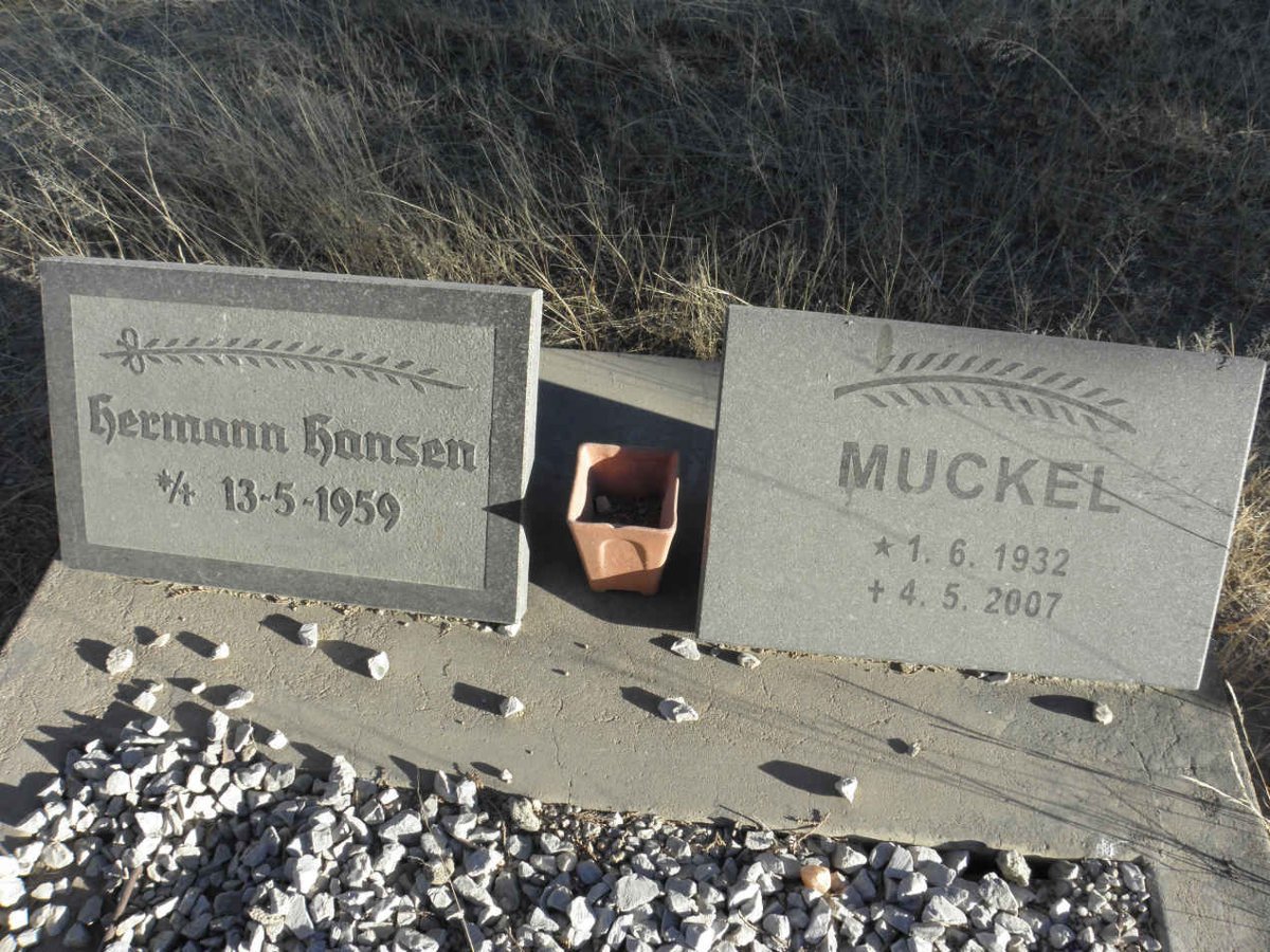 HANSEN Hermann 1959-1959 :: MUCKEL 1932-2007