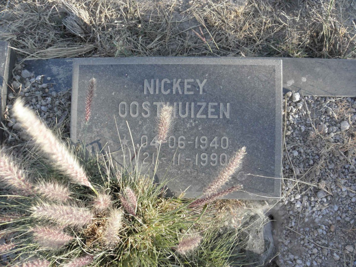 OOSTHUIZEN Nickey 1940-1990
