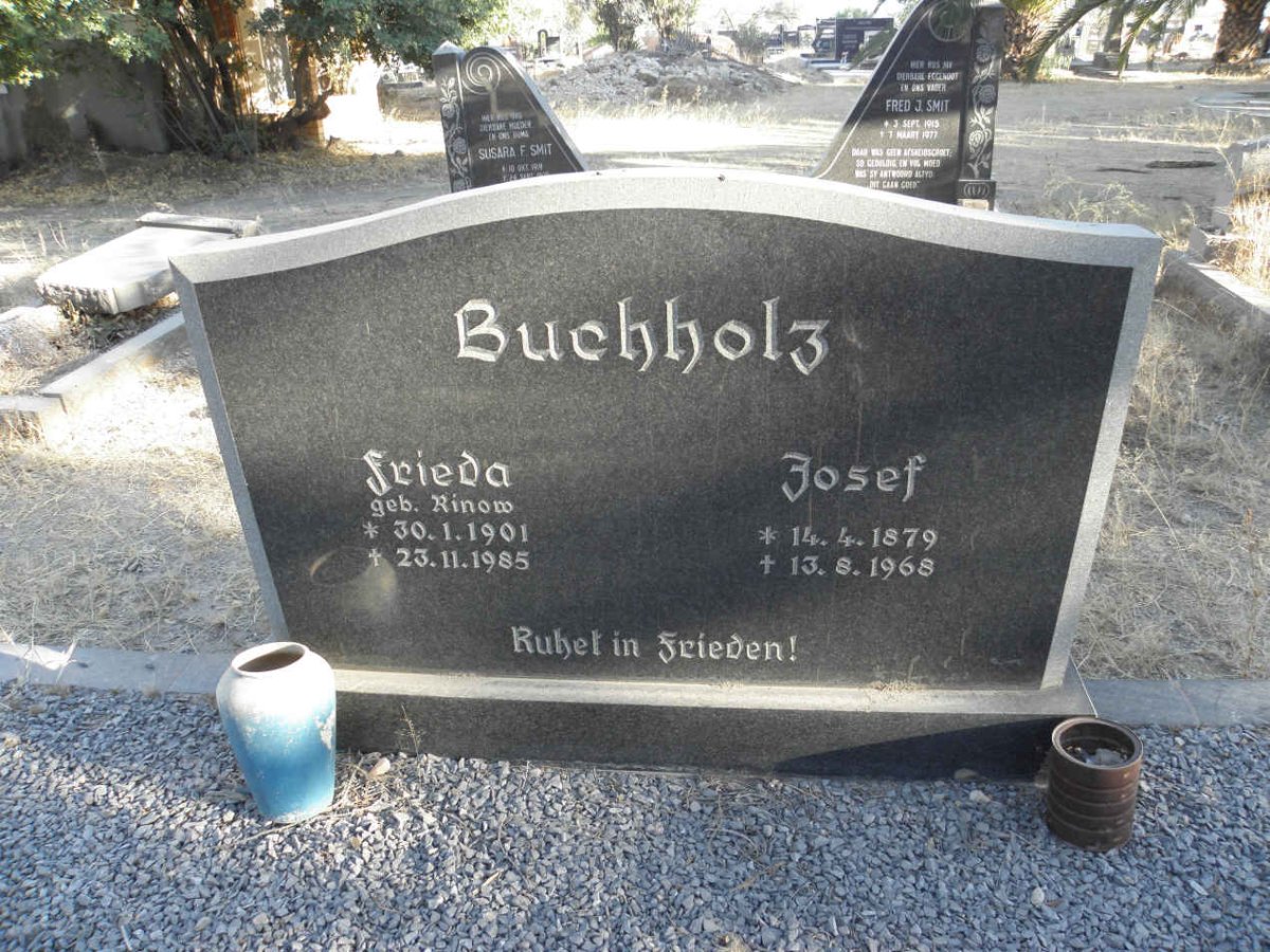 BUCHHOLZ Josef 1879-1968 &amp; Frieda RINOW 1901-1985