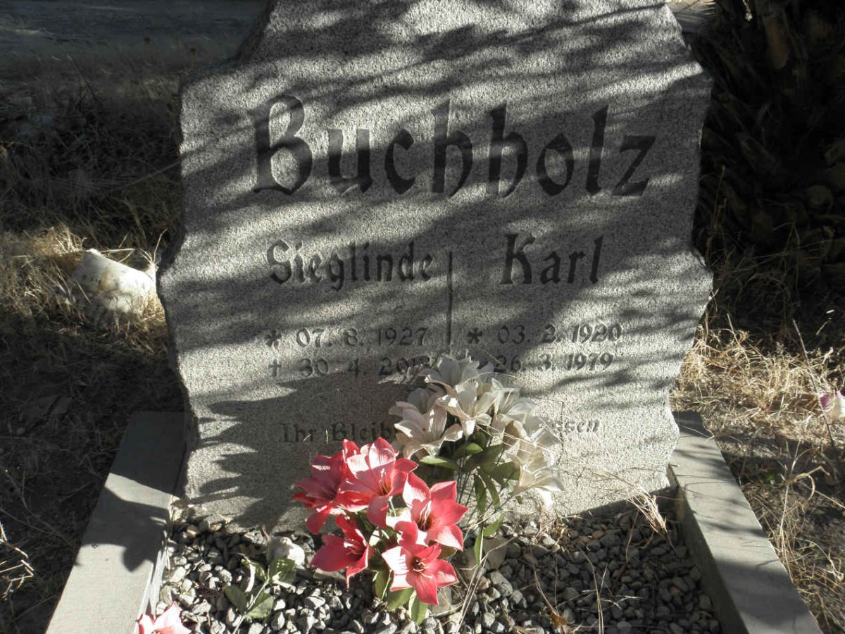 BUCHHOLZ Karl 1920-1979 &amp; Sieglinde 1927-2013