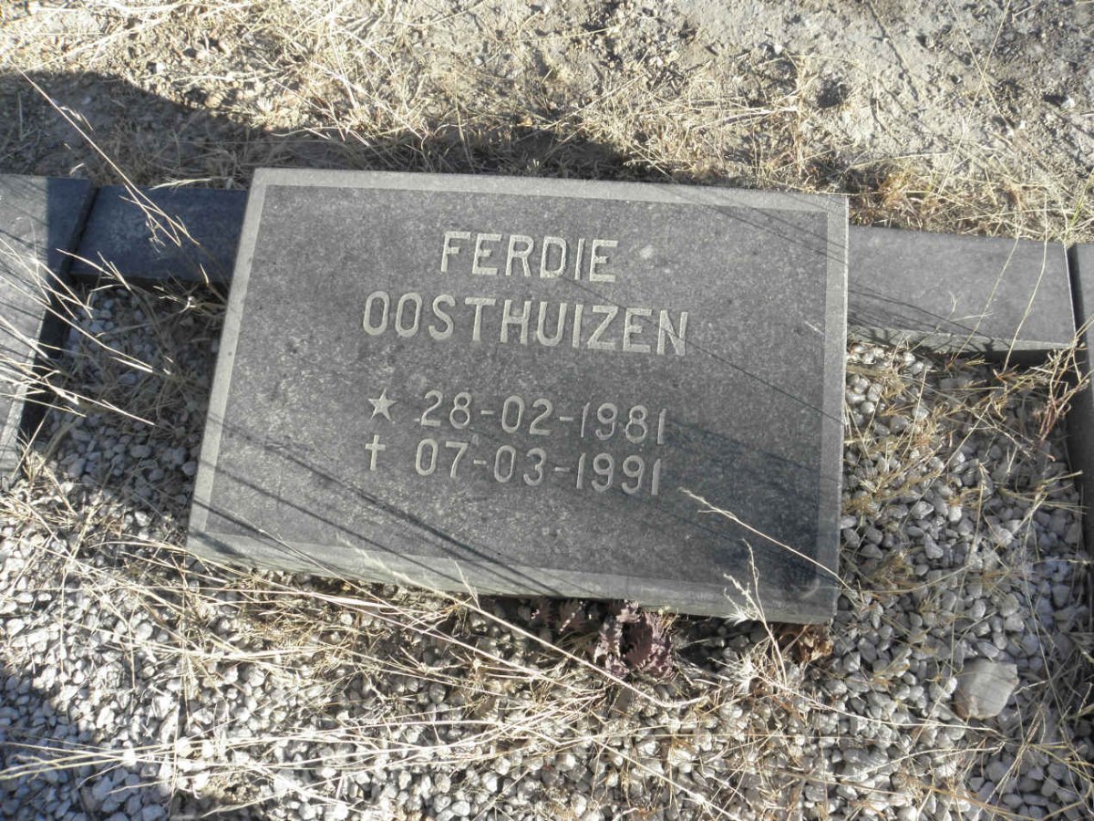OOSTHUIZEN Ferdie 1981-1991