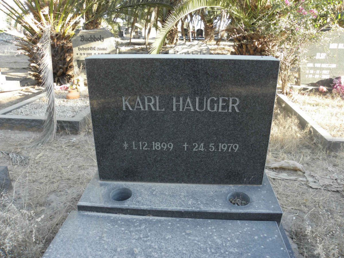 HAUGER Karl 1899-1979