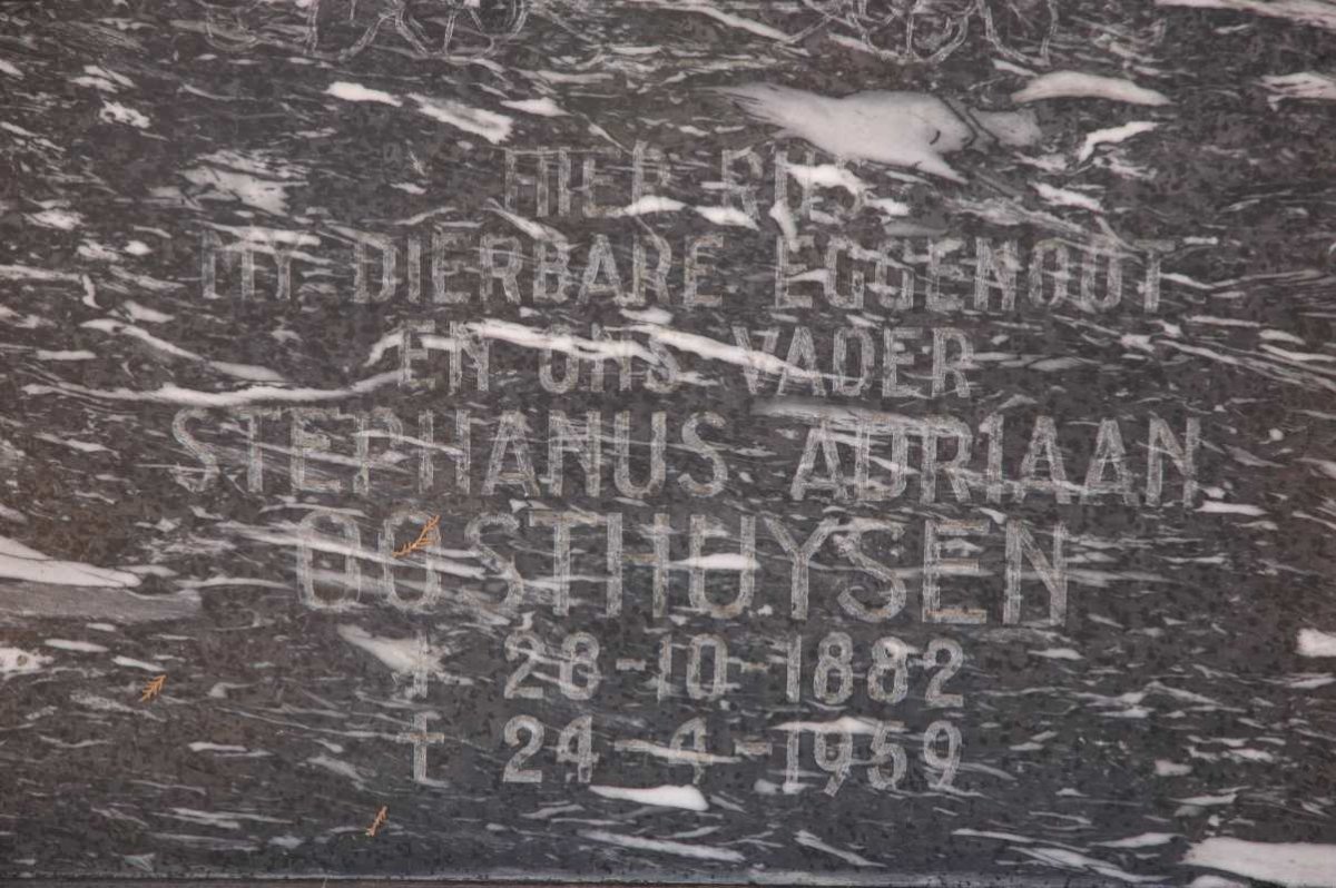 OOSTHUYSEN Stephanus Adriaan 1882-1959
