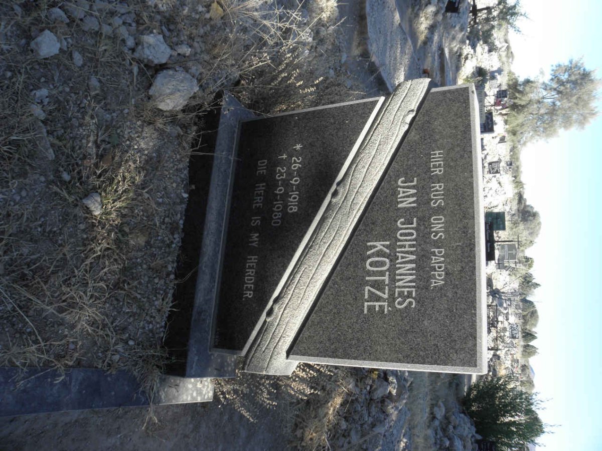 KOTZE Jan Johannes 1918-1980
