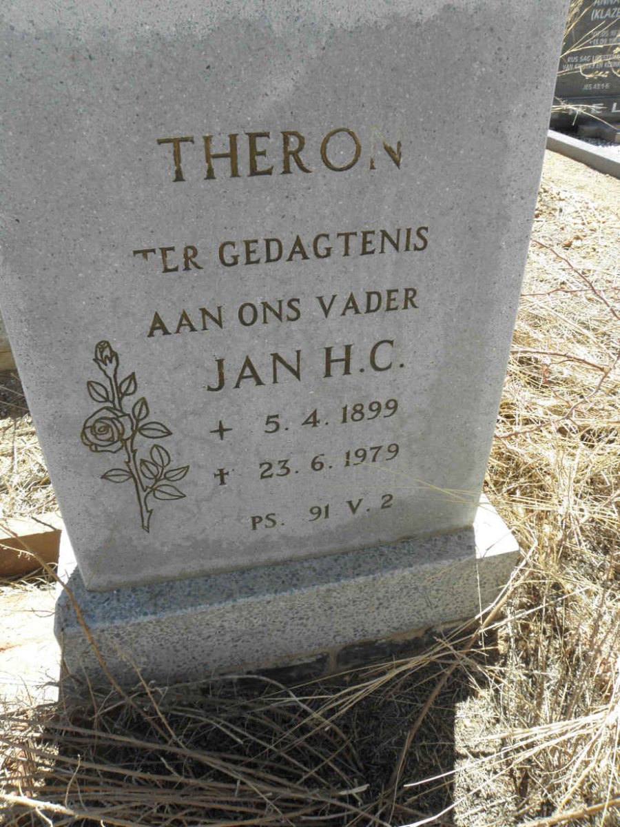 THERON Jan H.C. 1899-1979