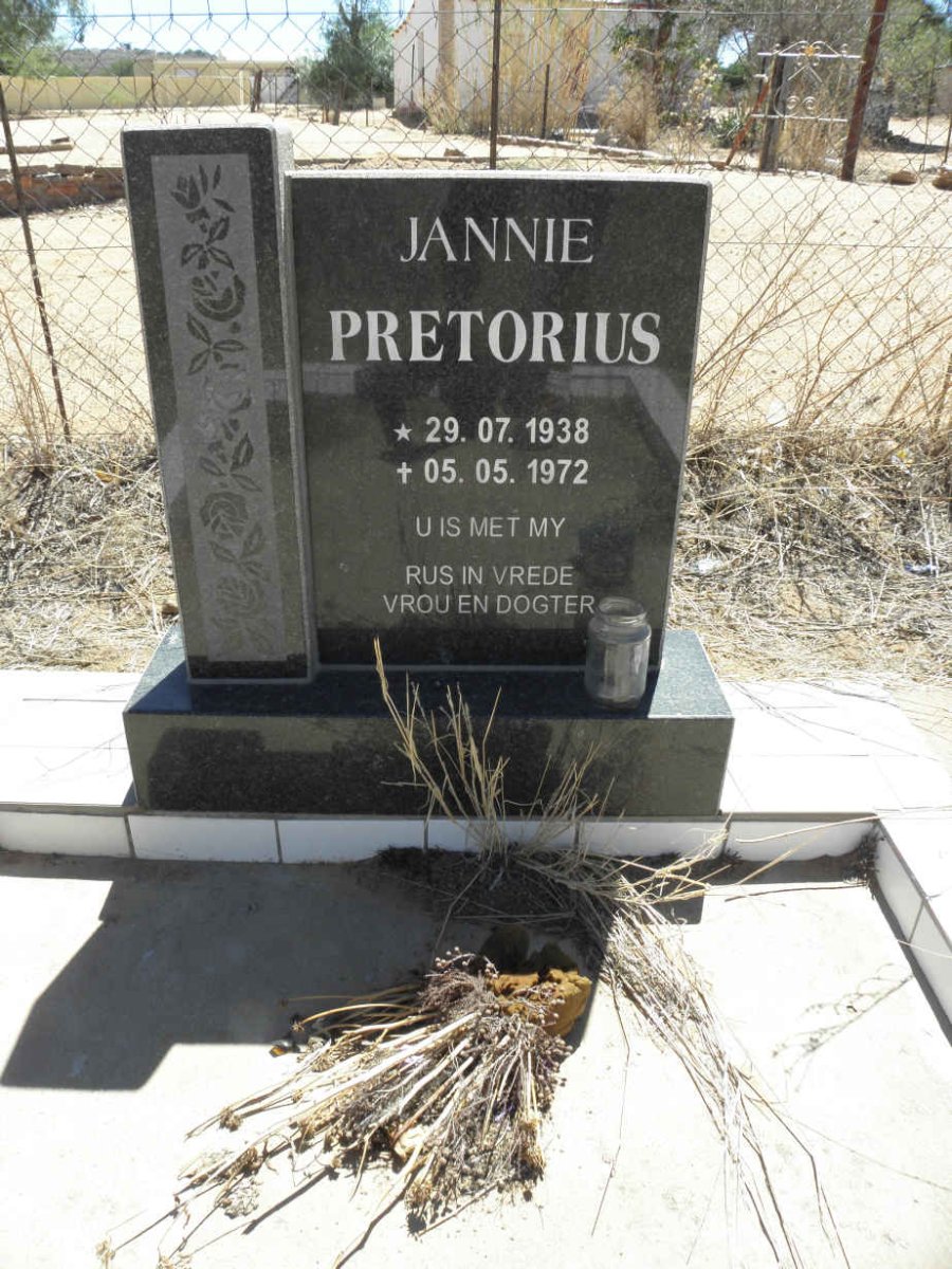 PRETORIUS Jannie 1938-1972