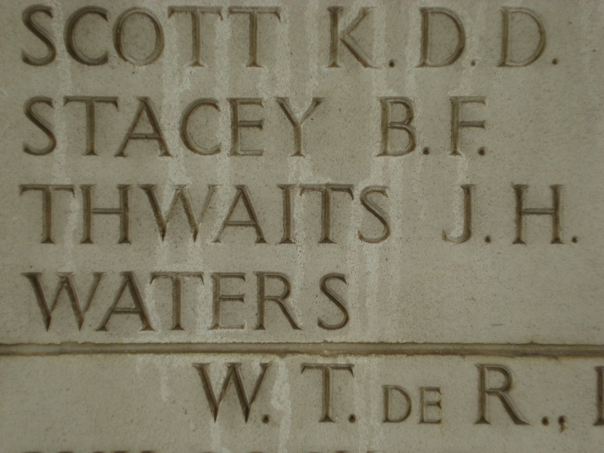 THWAITS J.H. :: SCOTT K.D.D. :: STACEY B.F. :: WATERS 