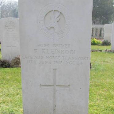 KLEINBOOI F. -1916