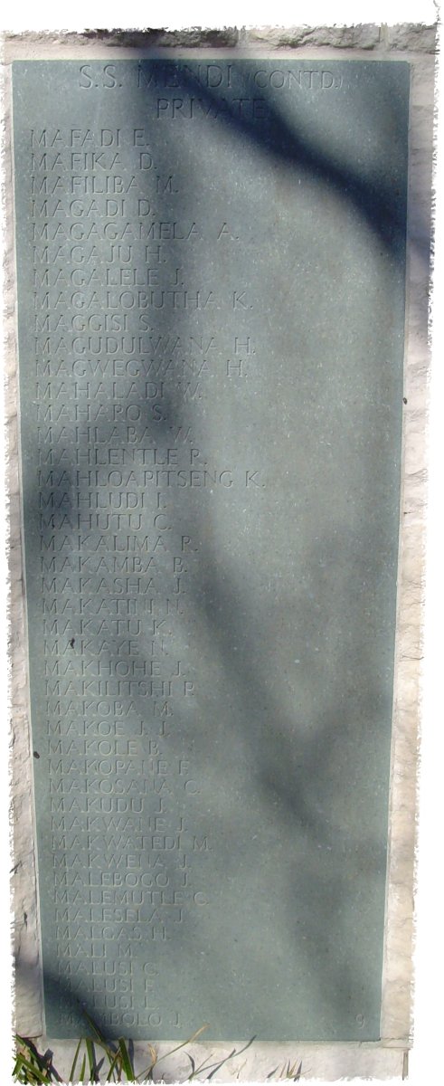 Wall Panel 09: S.S. MENDI continued