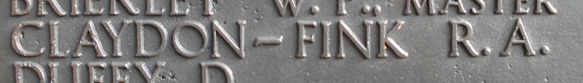 FINK R.A., Claydon