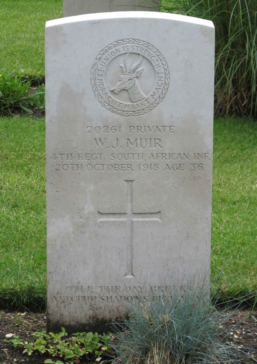 MUIR W.J. -1918