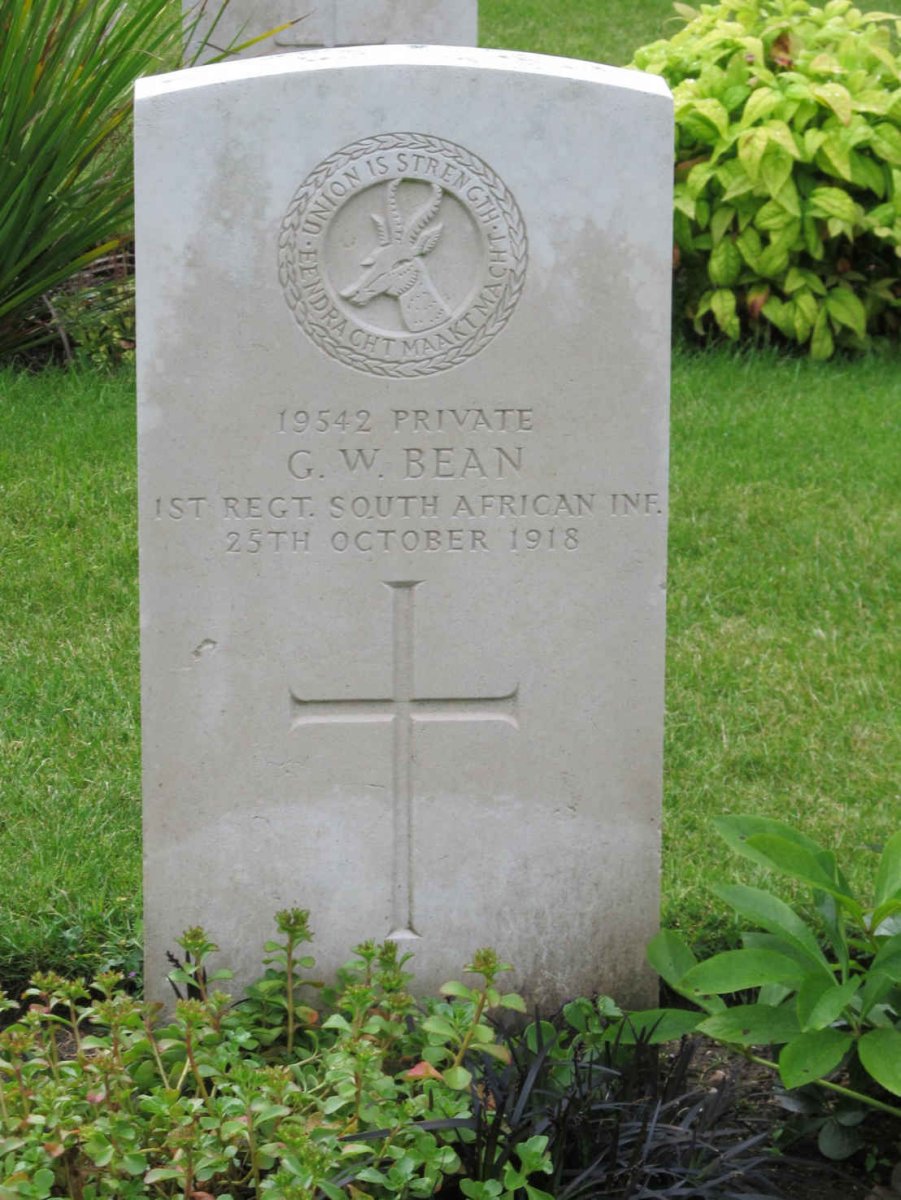 BEAN G.W. -1918