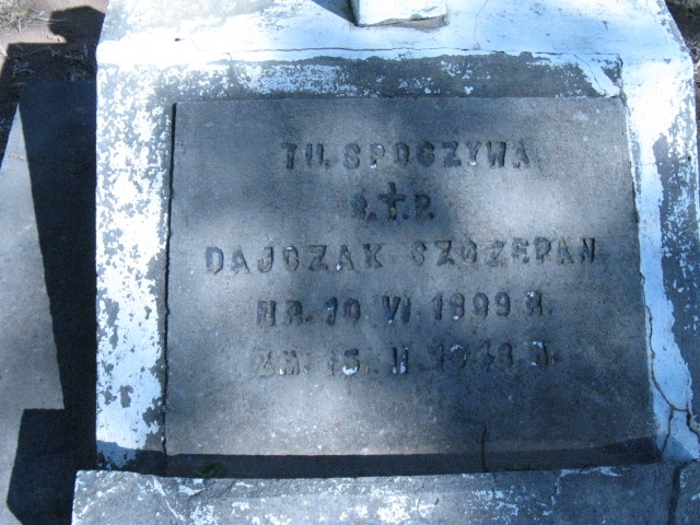 DAJOZAK Szozepan 1899-194?