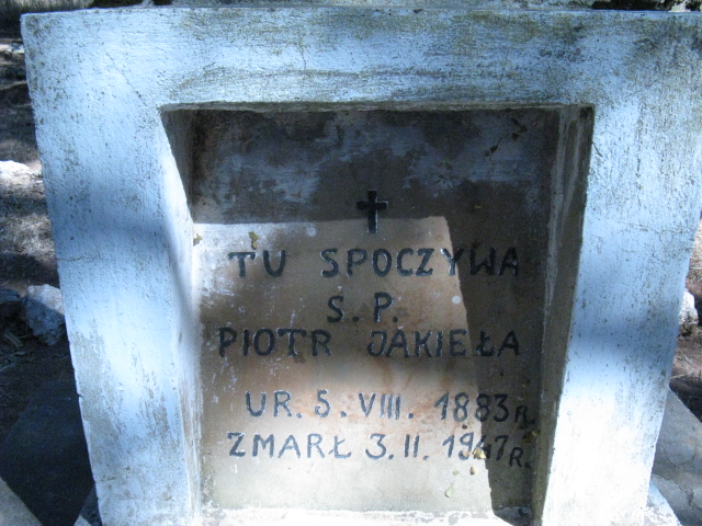 JAKIELA Piotr 1883-1947
