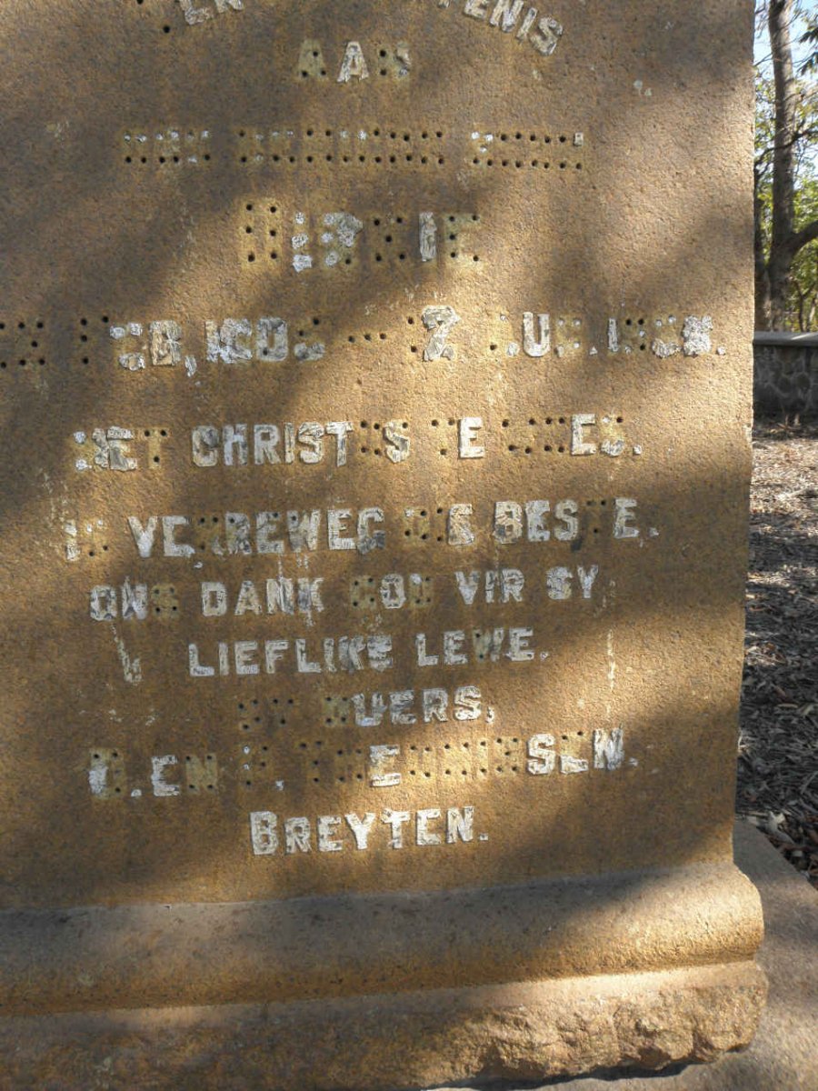 THEUNISSEN Dirkie, BREYTEN