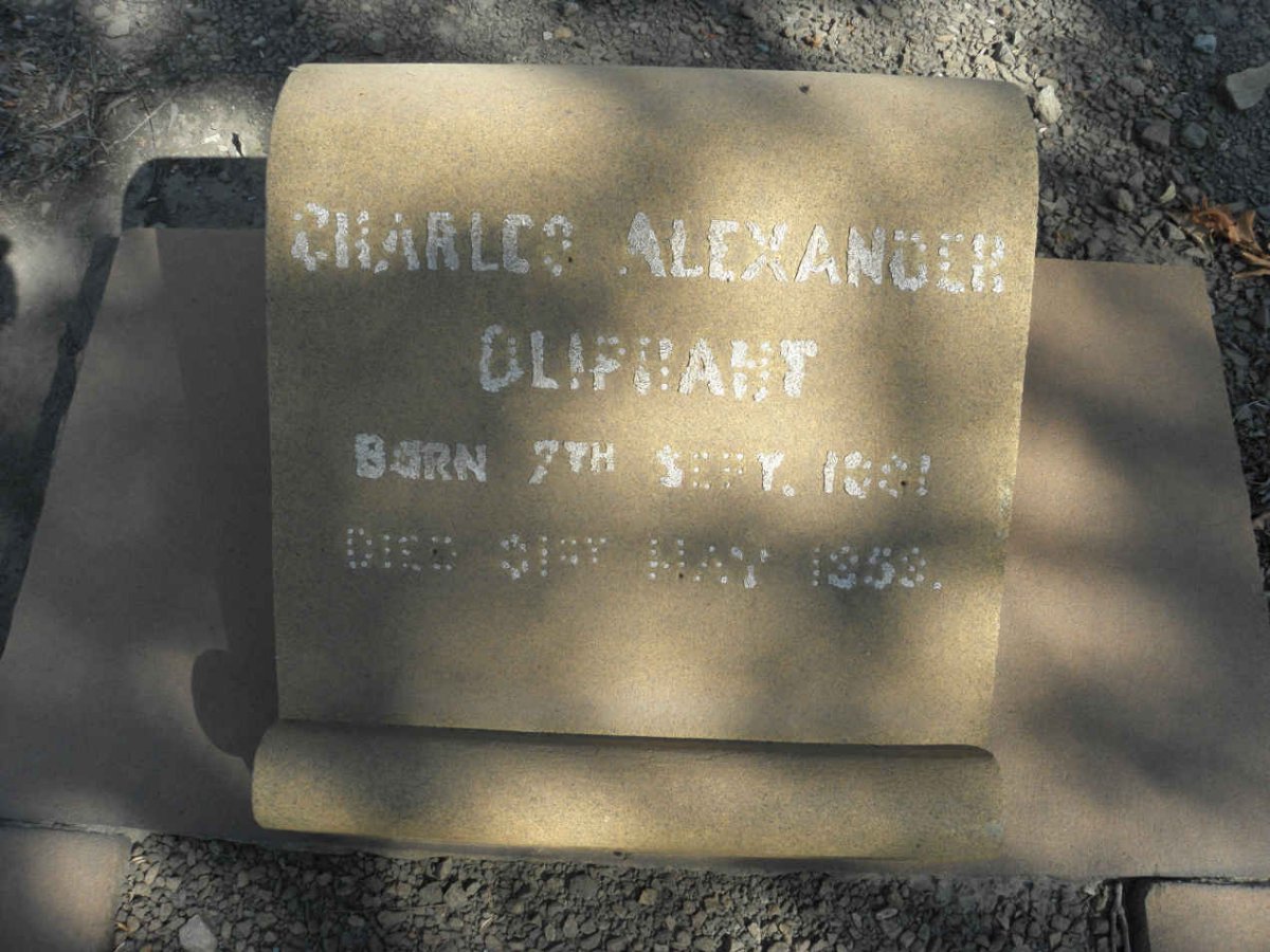 OLIPHANT Charles Alexander ?-1959