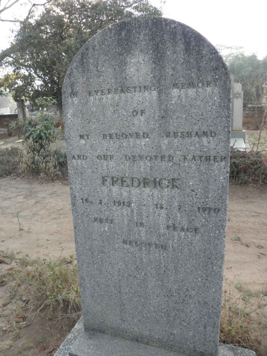 ? Fredrick 1912-1970