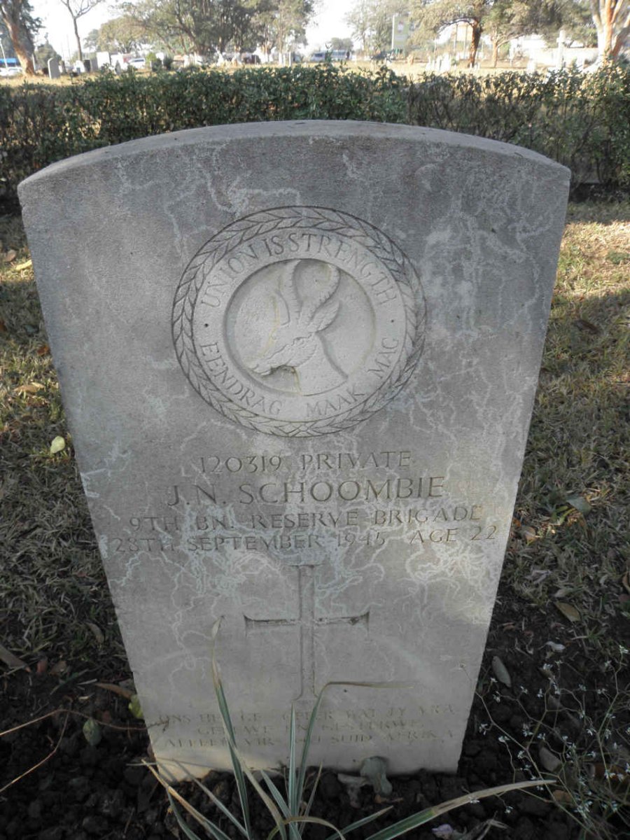 SCHOOMBIE J.N. -1945