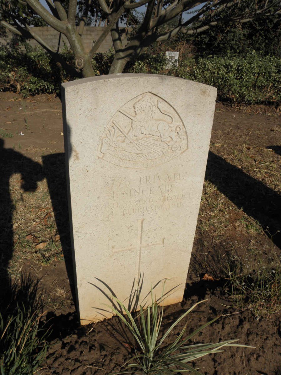SINCLAIR J. -1916