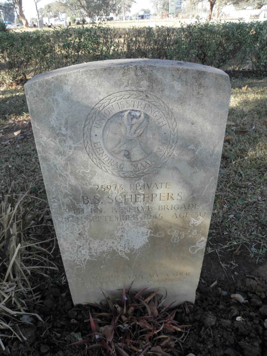 SCHEEPERS B.S. -1945