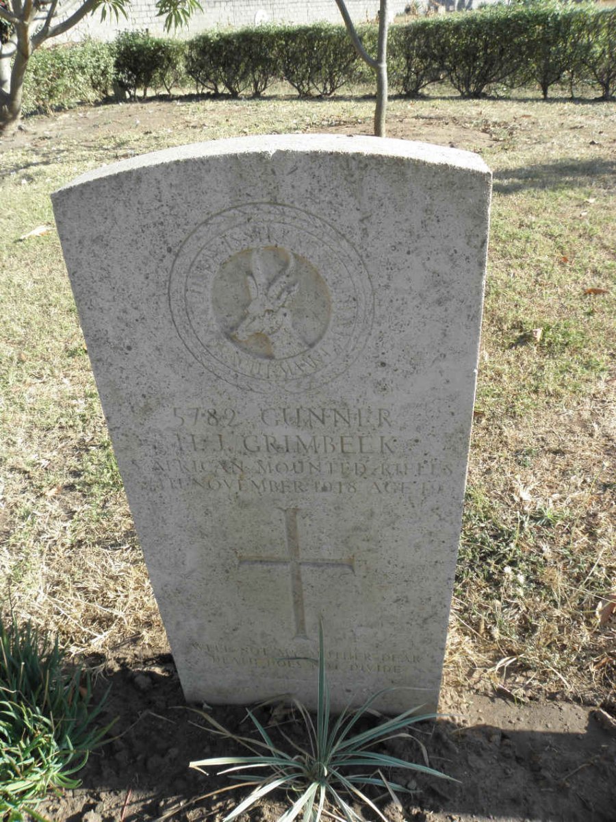 GRIMBEEK H.J. -1918
